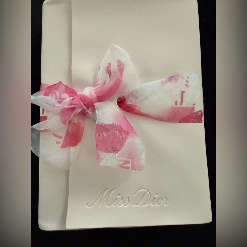 Brand New Miss Dior notebook with Pink Ribbon